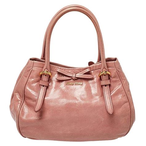 miu miu pink satchel bag